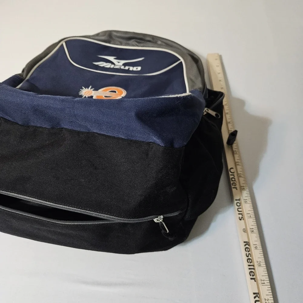 Mizuno Backpack AeroStrap Black Blue Durable Comfortable Laptop‎